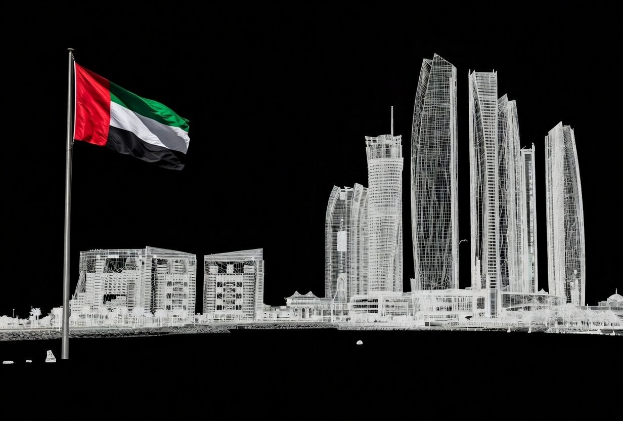Abu Dhabi Skyline - showcasing our UAE presence